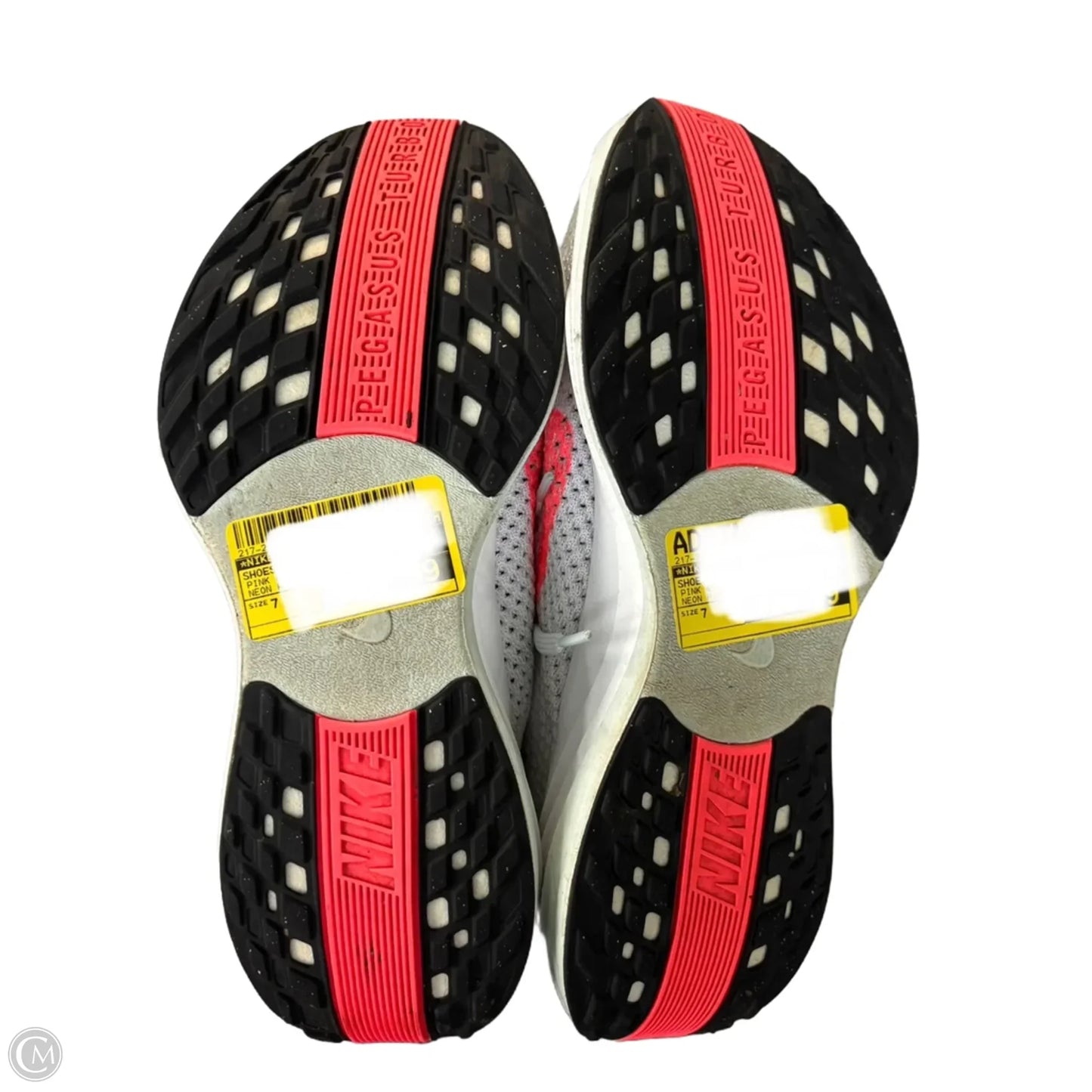 Shoes Athletic By Nike In Pink & White, Size: 7