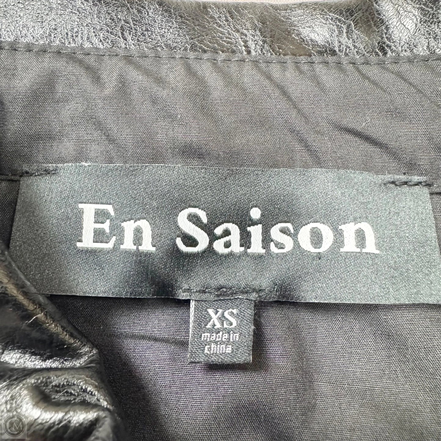 Jacket Shirt By En Saison In Black, Size: Xs