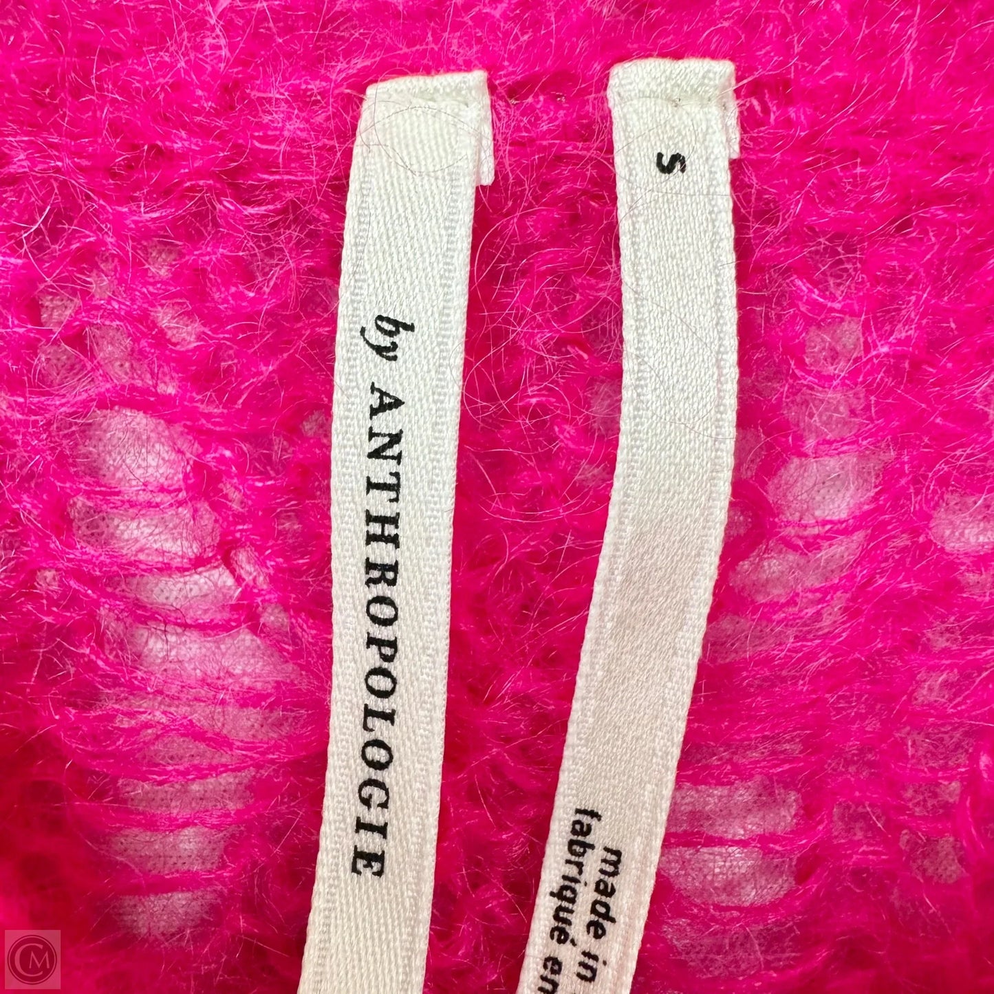 Sweater Short Sleeve By Anthropologie In Pink, Size: S