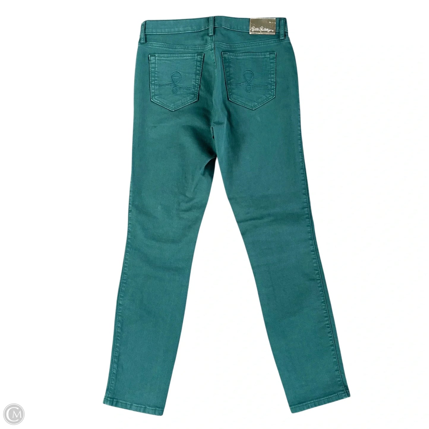 Jeans Designer By Lilly Pulitzer In Green Denim, Size: 4
