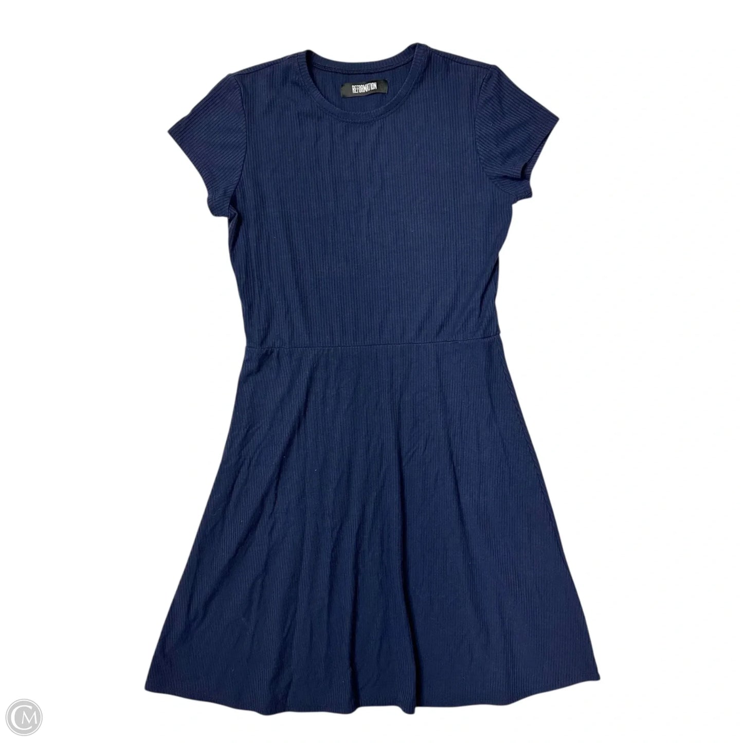 Dress Casual Midi By Reformation In Navy, Size: L