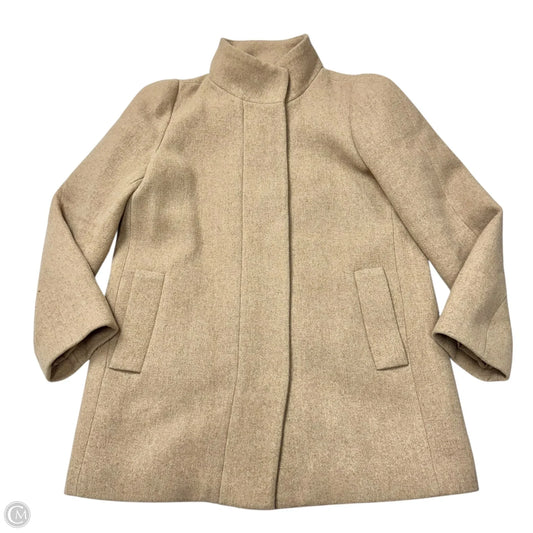 Coat Wool By J. Crew In Brown, Size: L
