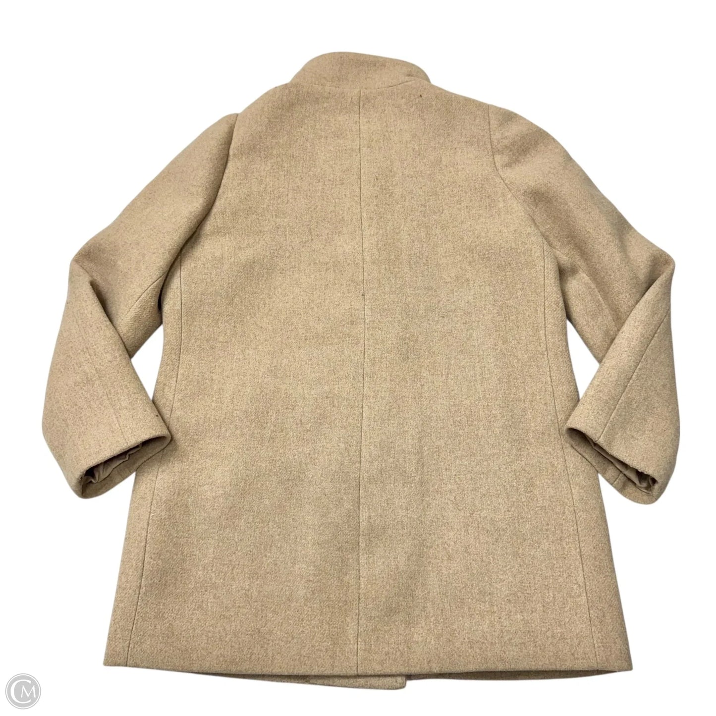 Coat Wool By J. Crew In Brown, Size: L