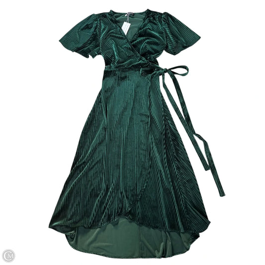 Dress Party Long By Simplee In Green, Size: Xl