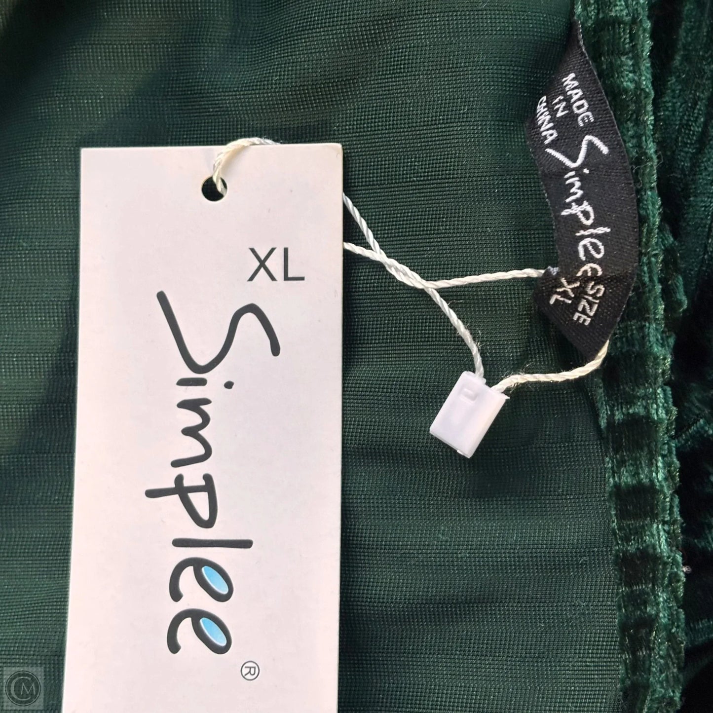 Dress Party Long By Simplee In Green, Size: Xl