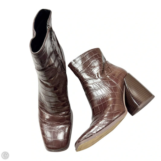 Boots Ankle Heels By Circus By Sam Edelman In Brown, Size: 9.5