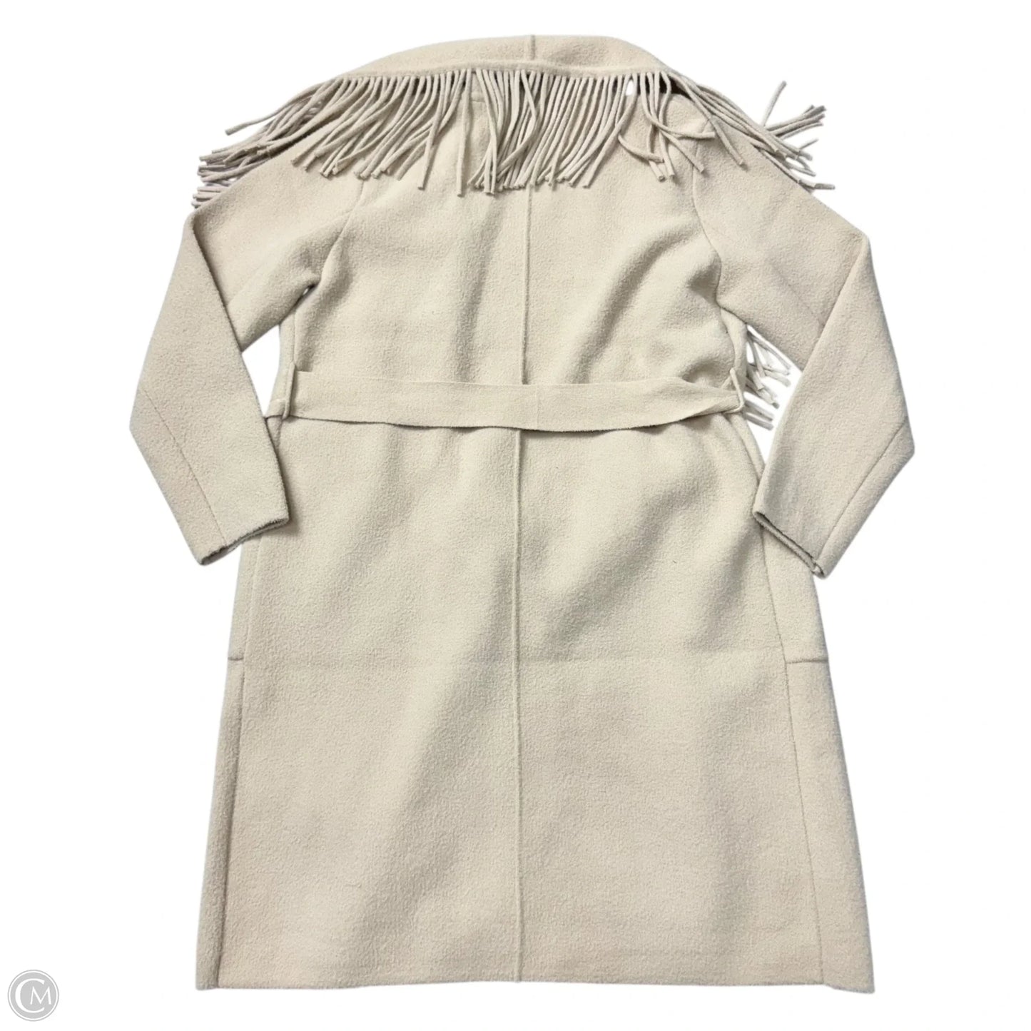 Coat Faux Fur & Sherpa By Nvlt In Tan, Size: L