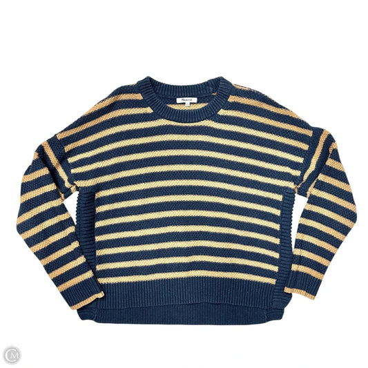 Sweater By Madewell In Striped Pattern, Size: L