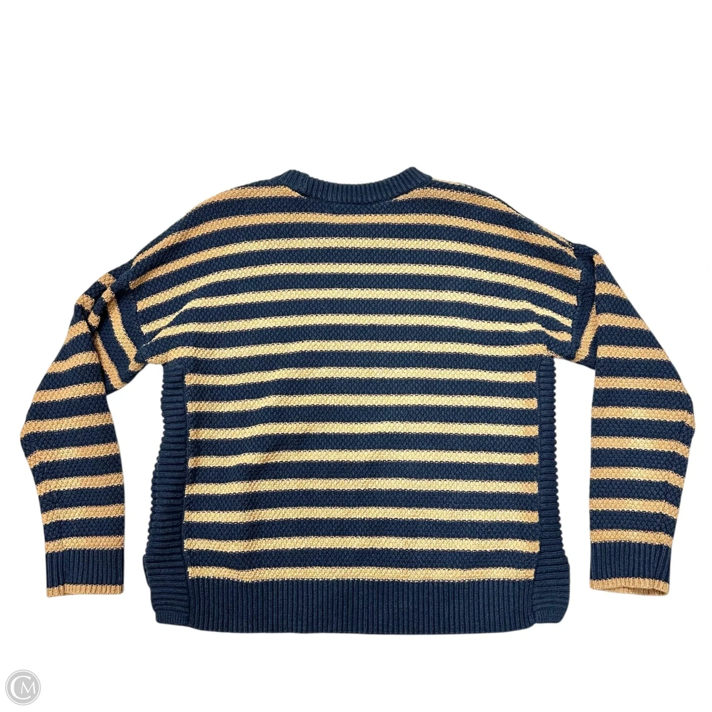 Sweater By Madewell In Striped Pattern, Size: L
