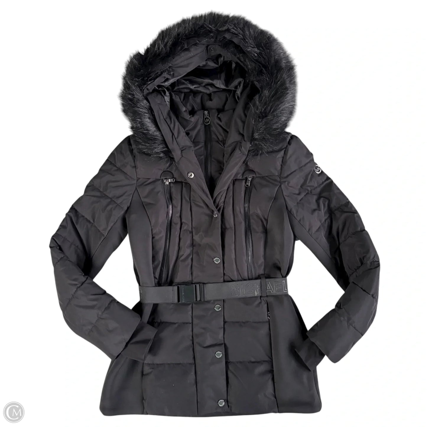 Coat Puffer & Quilted By Michael By Michael Kors In Black, Size: S