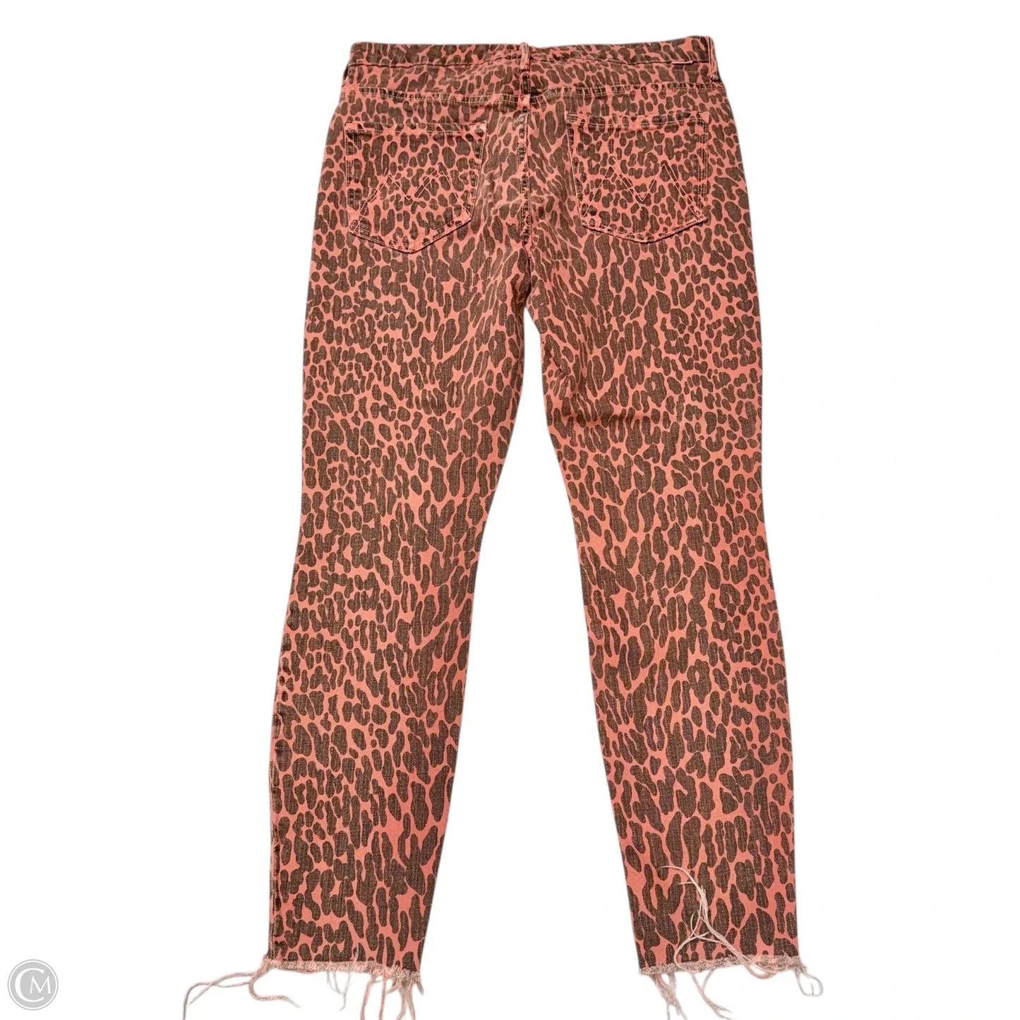 Jeans Skinny By Mother In Leopard Print, Size: 12