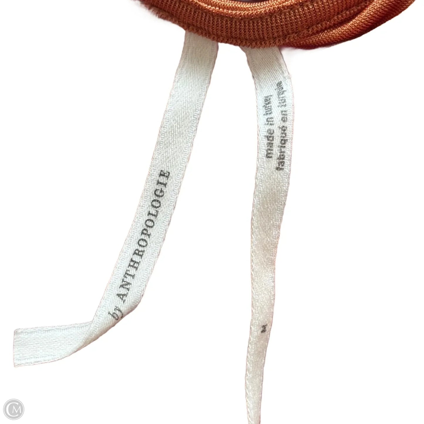 Top Long Sleeve By Anthropologie In Orange, Size: M