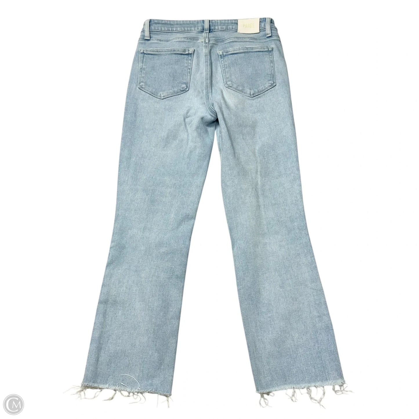 Jeans Straight By Paige In Blue Denim, Size: 6