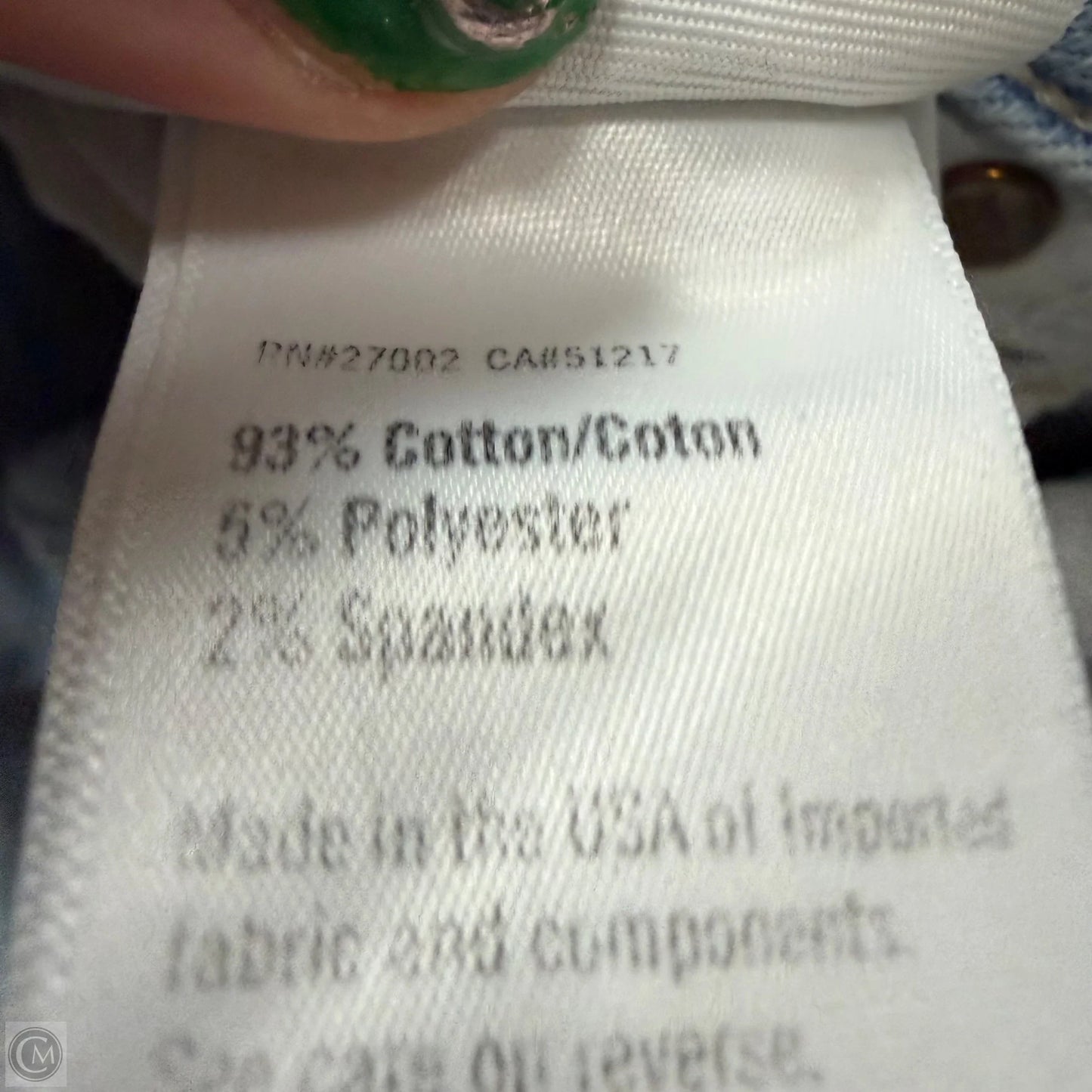 Jeans Straight By Paige In Blue Denim, Size: 6