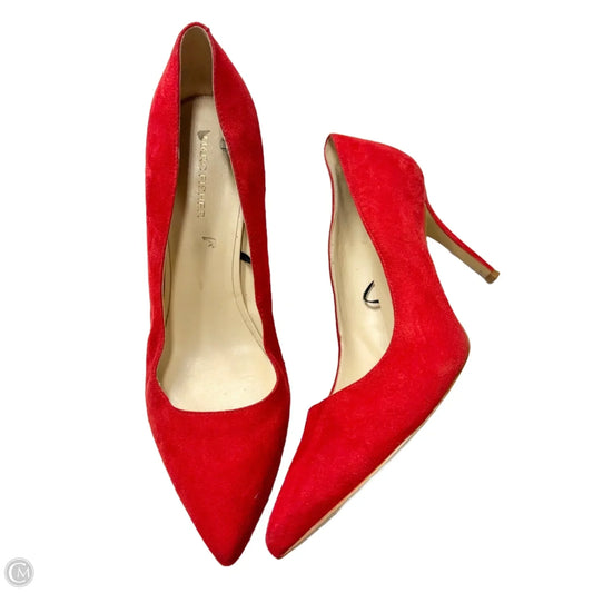 Shoes Heels Stiletto By Marc Fisher In Red, Size: 11
