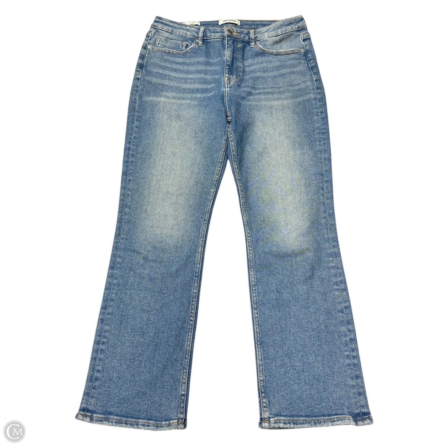 Jeans Straight By Vigoss In Blue Denim, Size: 10