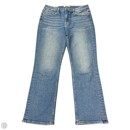 Jeans Straight By Vigoss In Blue Denim, Size: 10