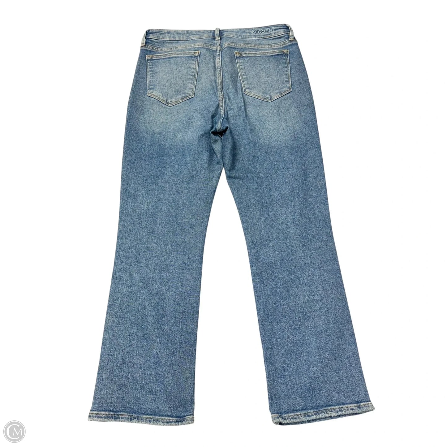 Jeans Straight By Vigoss In Blue Denim, Size: 10