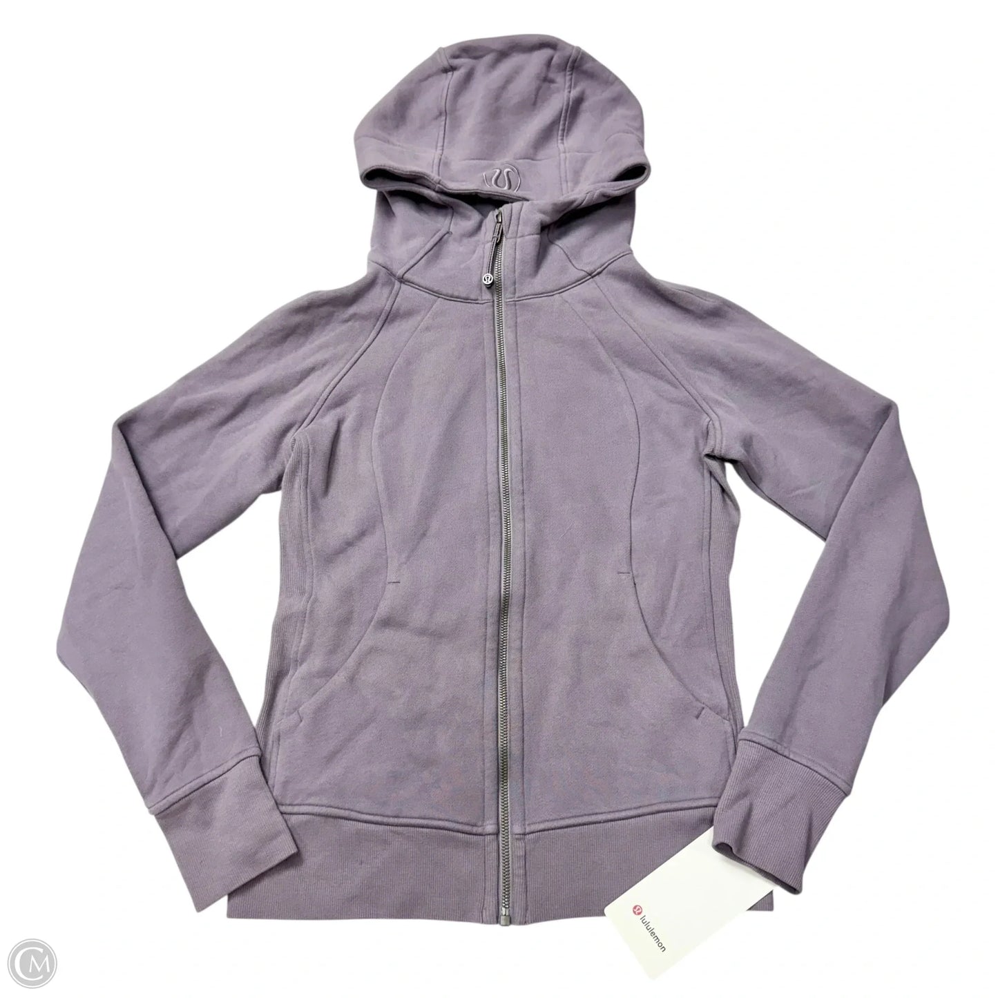 Athletic Jacket By Lululemon In Purple, Size: S