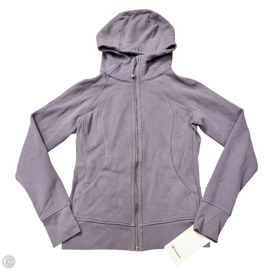 Athletic Jacket By Lululemon In Purple, Size: S