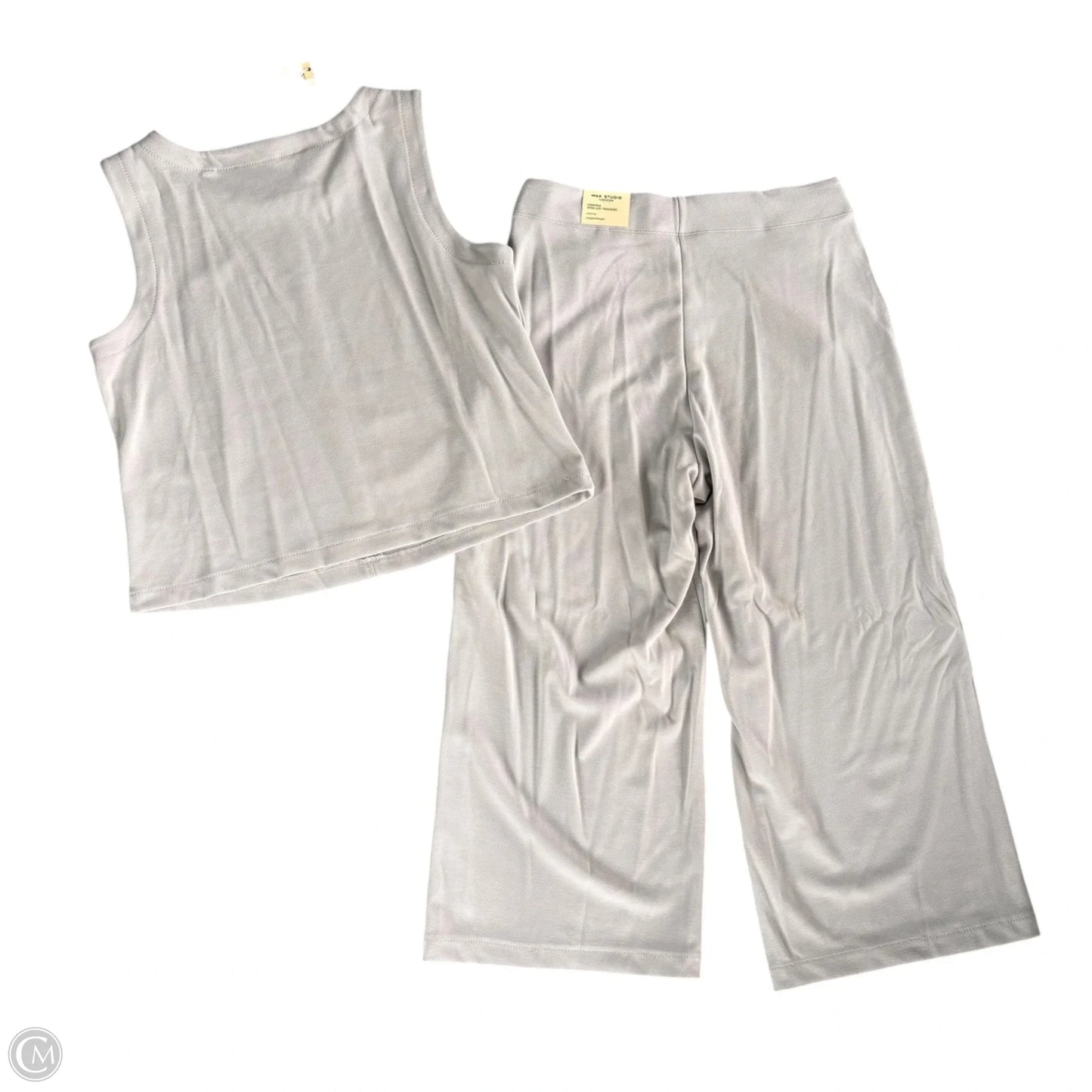 Pants Set 2pc By Max Studio In Grey, Size: L