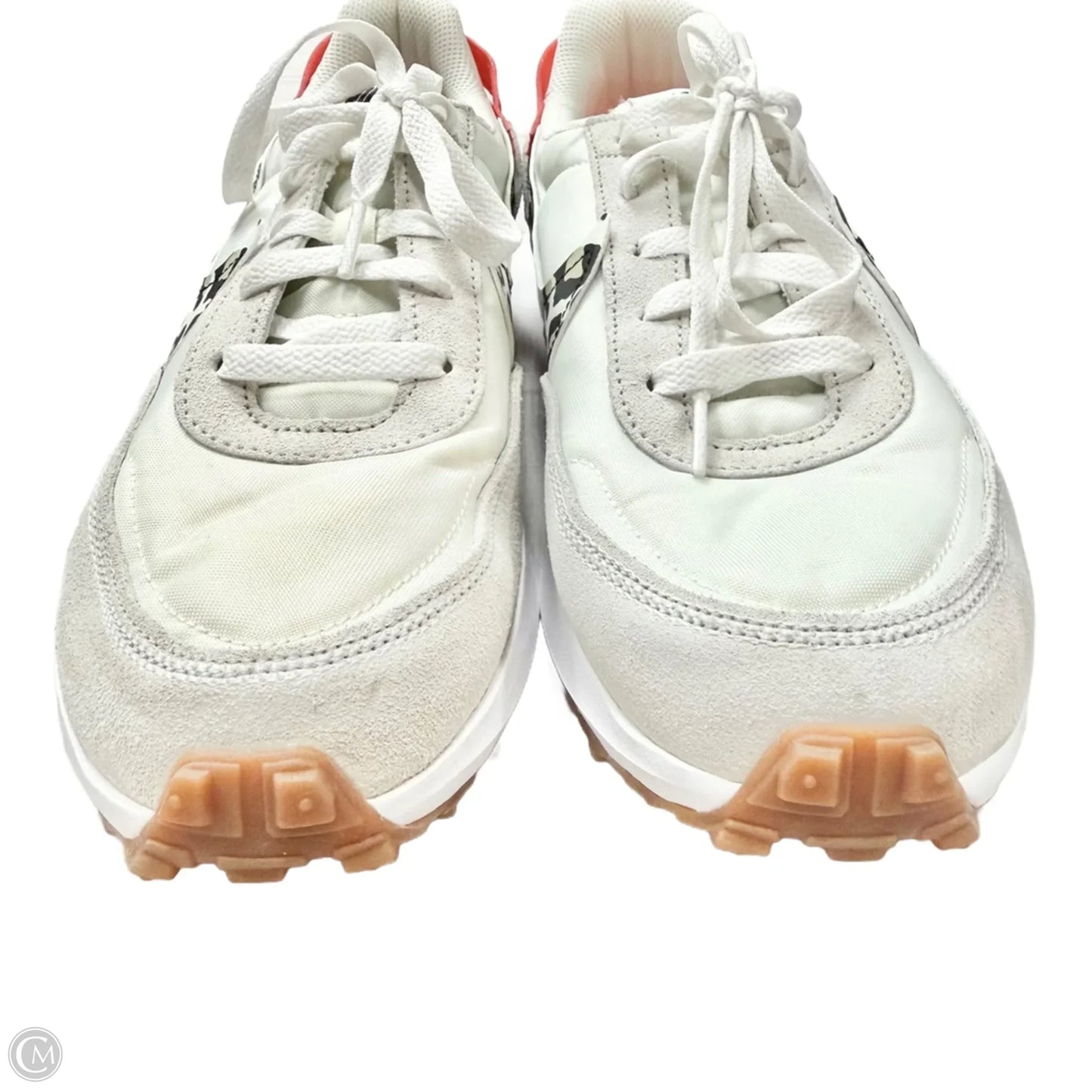 Shoes Sneakers By Nike In Orange & White, Size: 11
