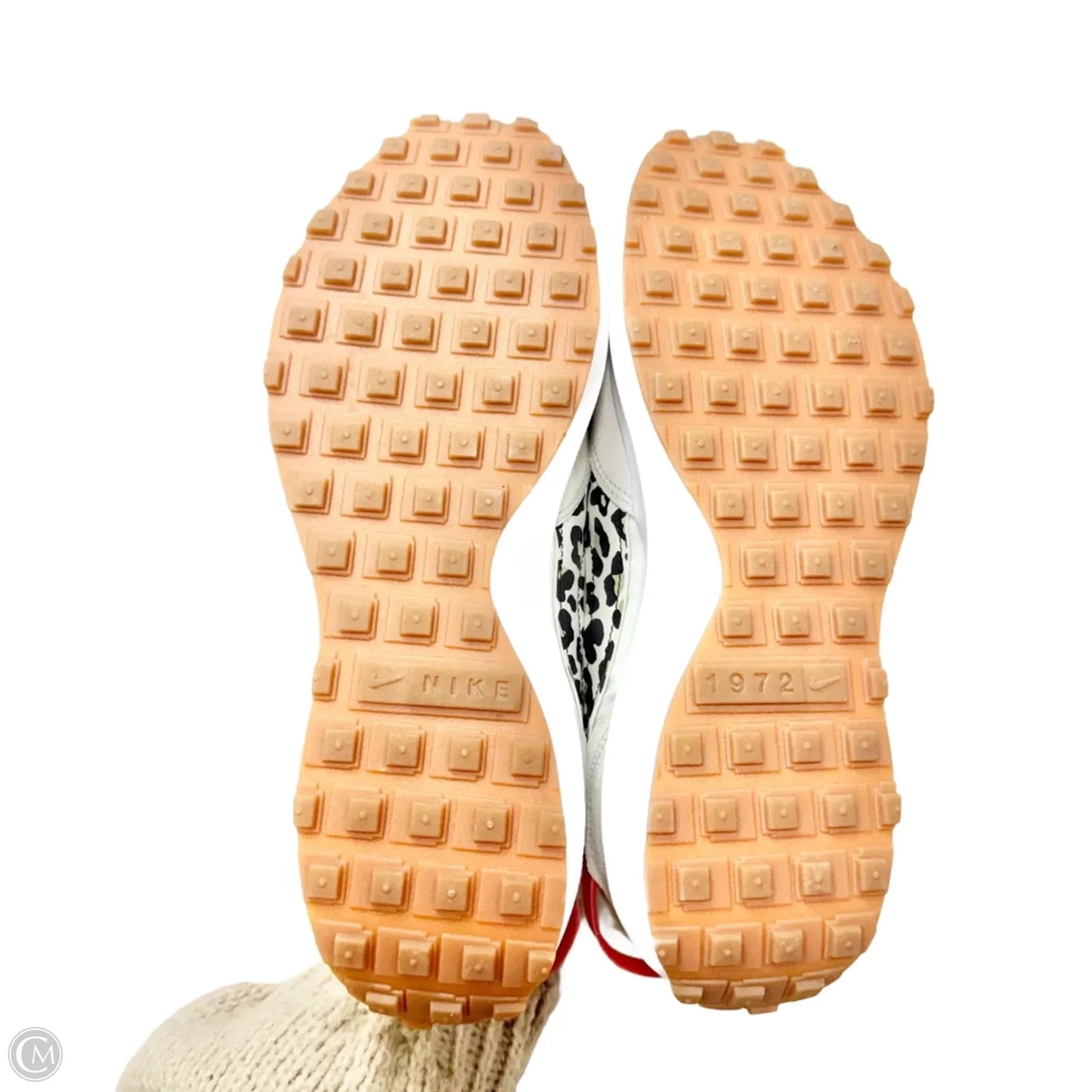 Shoes Sneakers By Nike In Orange & White, Size: 11