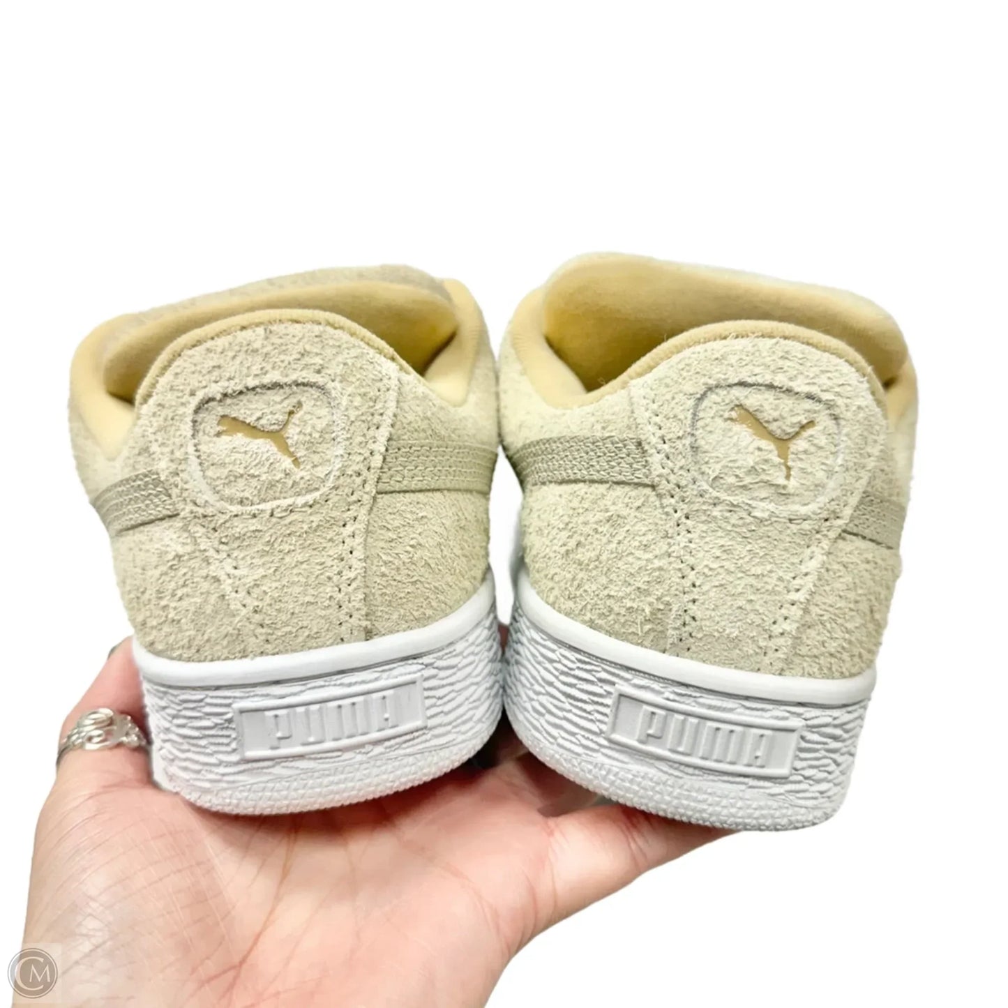 Shoes Sneakers By Puma In Cream, Size: 7.5