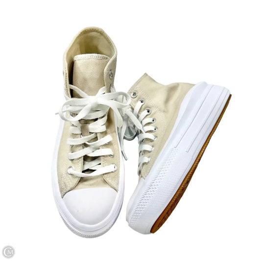 Shoes Sneakers Platform By Converse In Tan, Size: 6