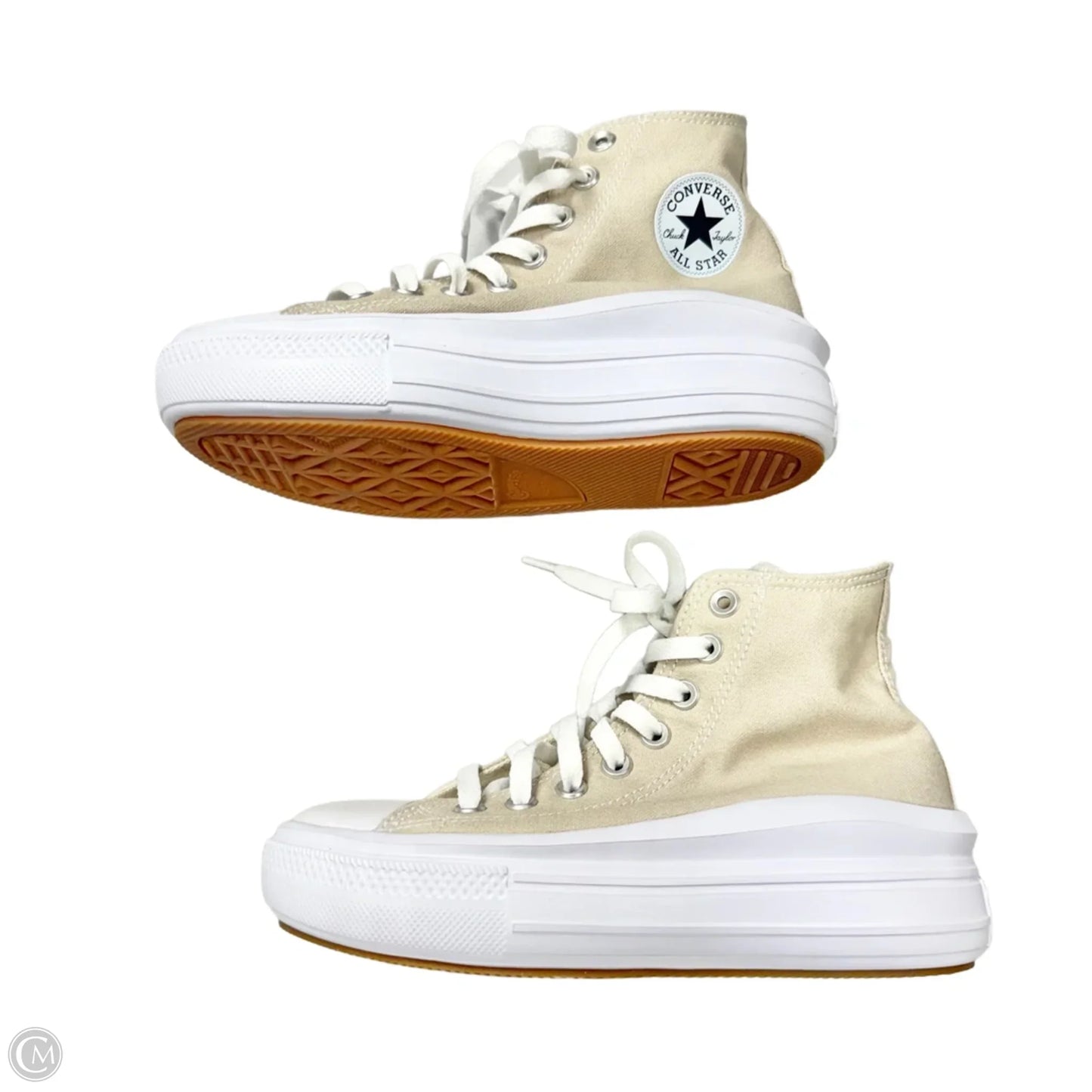 Shoes Sneakers Platform By Converse In Tan, Size: 6