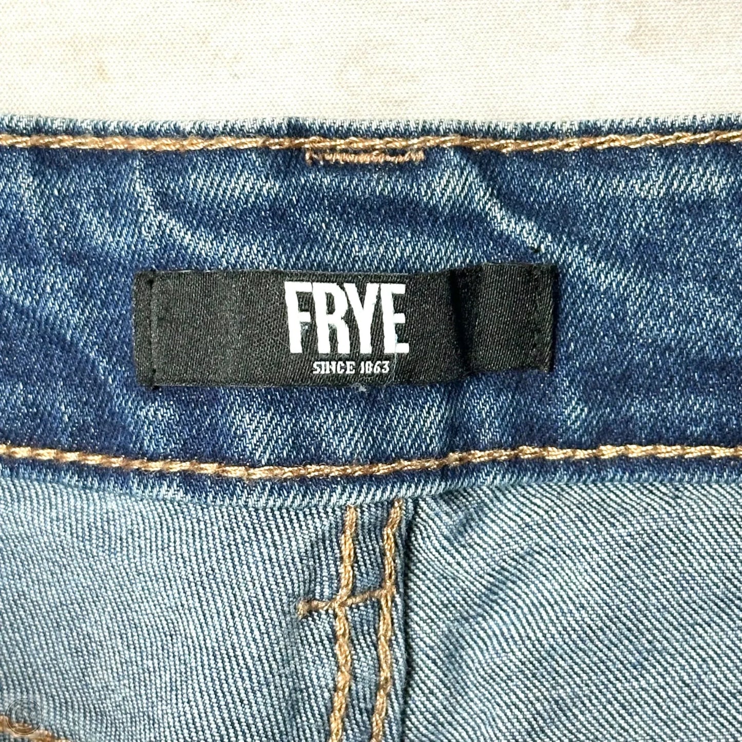Jeans Designer By Frye In Blue Denim, Size: 6