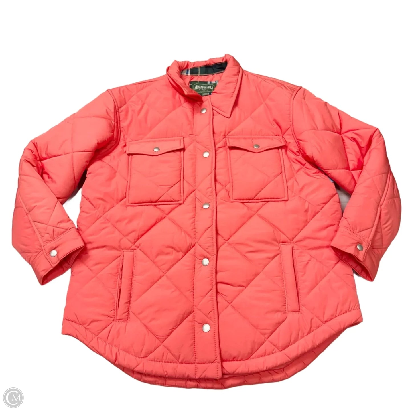 Jacket Puffer & Quilted By American Eagle In Coral, Size: L