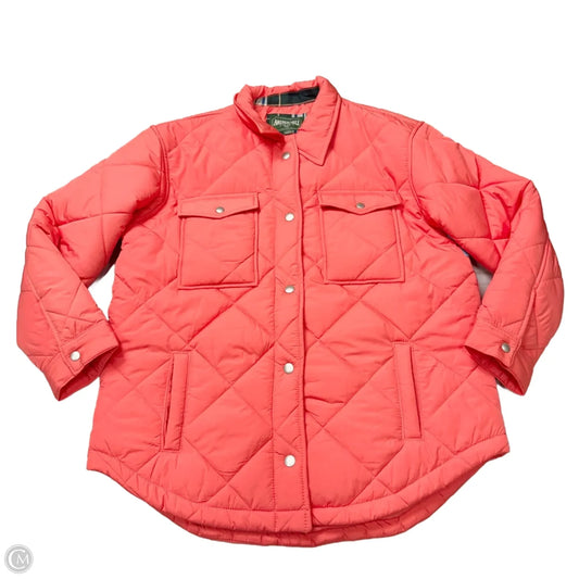 Jacket Puffer & Quilted By American Eagle In Coral, Size: L