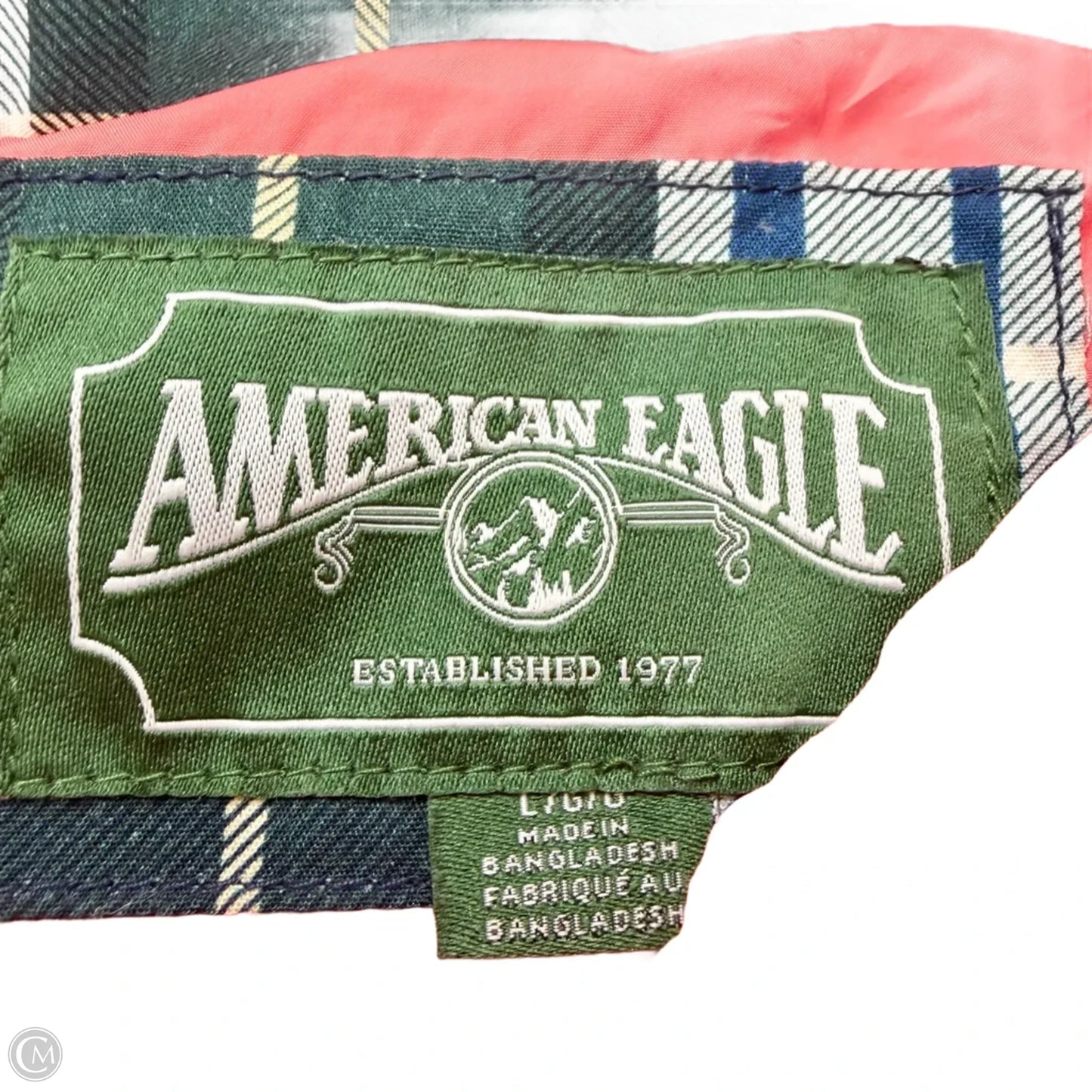 Jacket Puffer & Quilted By American Eagle In Coral, Size: L