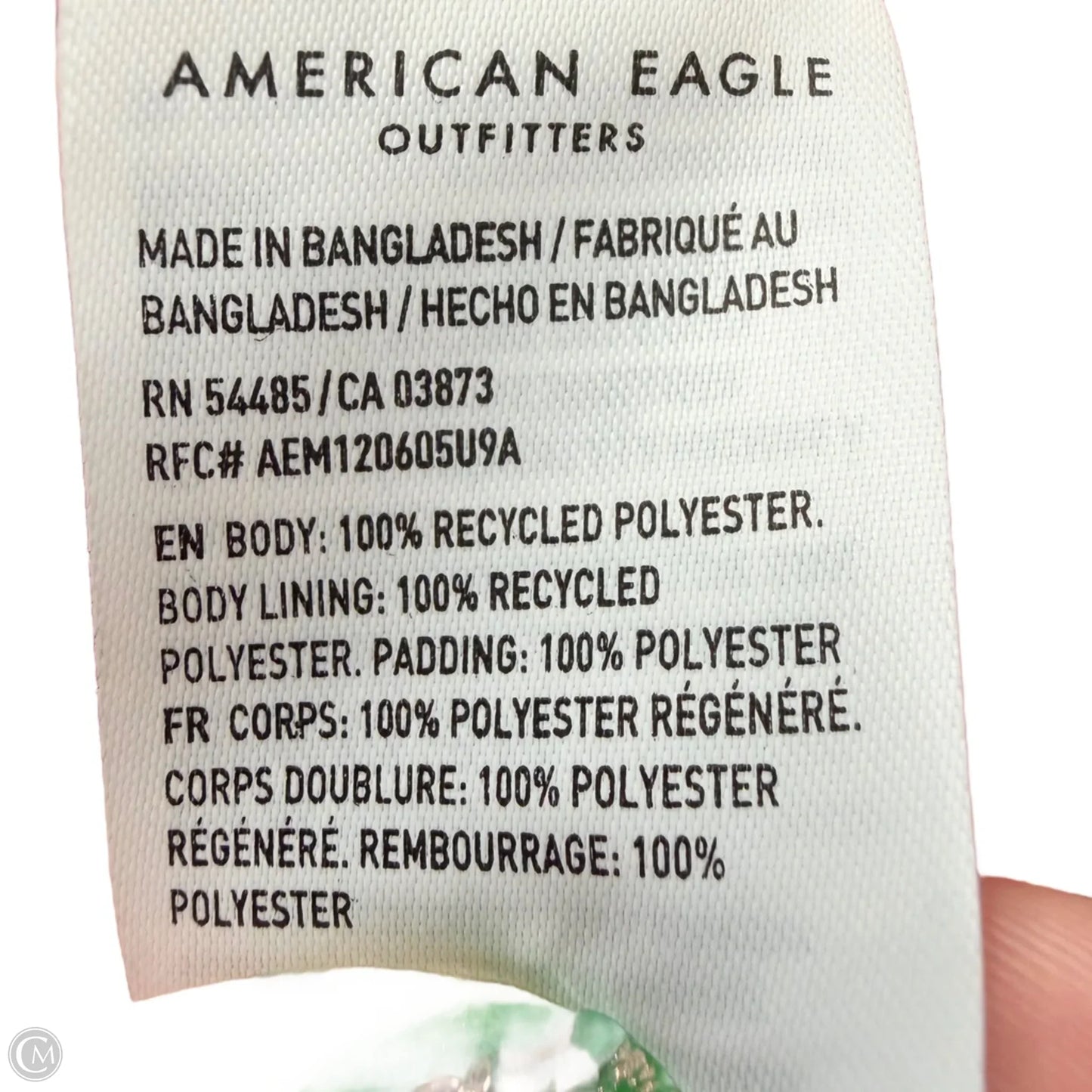 Jacket Puffer & Quilted By American Eagle In Coral, Size: L