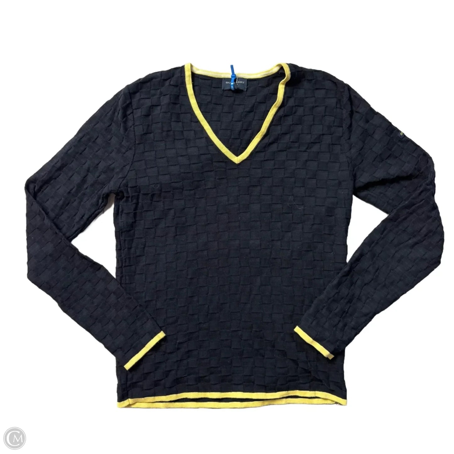 Sweater Luxury Designer By Burberry In Navy, Size: M
