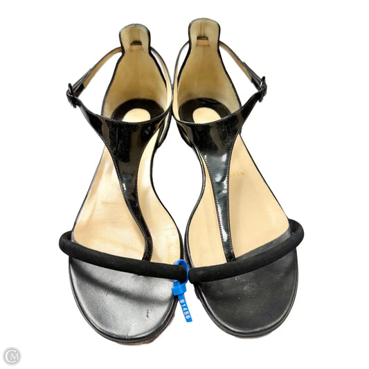 Sandals Luxury Designer By Christian Louboutin In Black, Size: 8