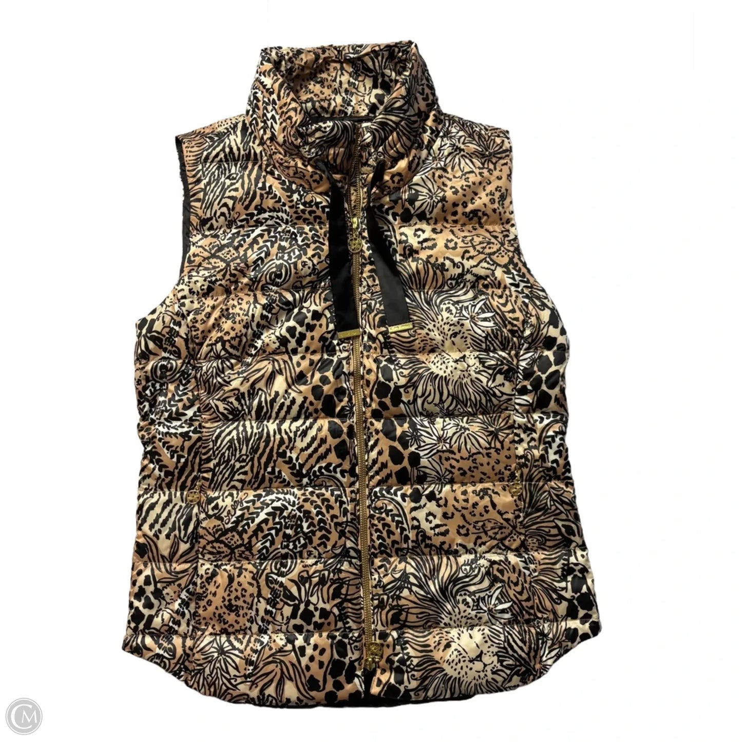 Vest Designer By Lilly Pulitzer In Animal Print, Size: S