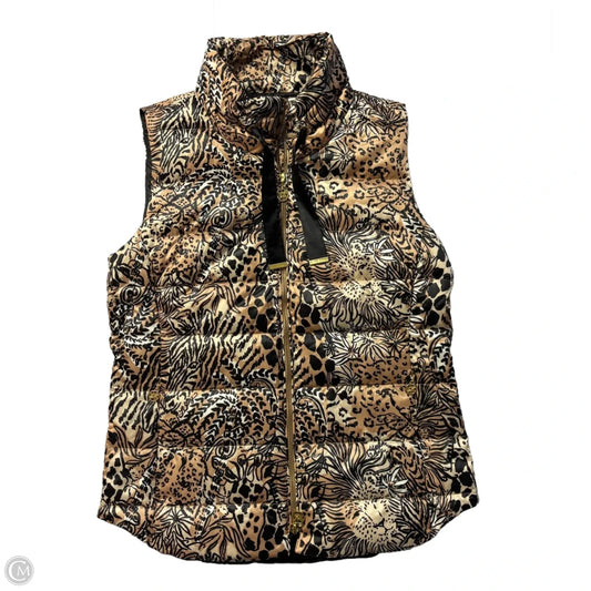 Vest Designer By Lilly Pulitzer In Animal Print, Size: S
