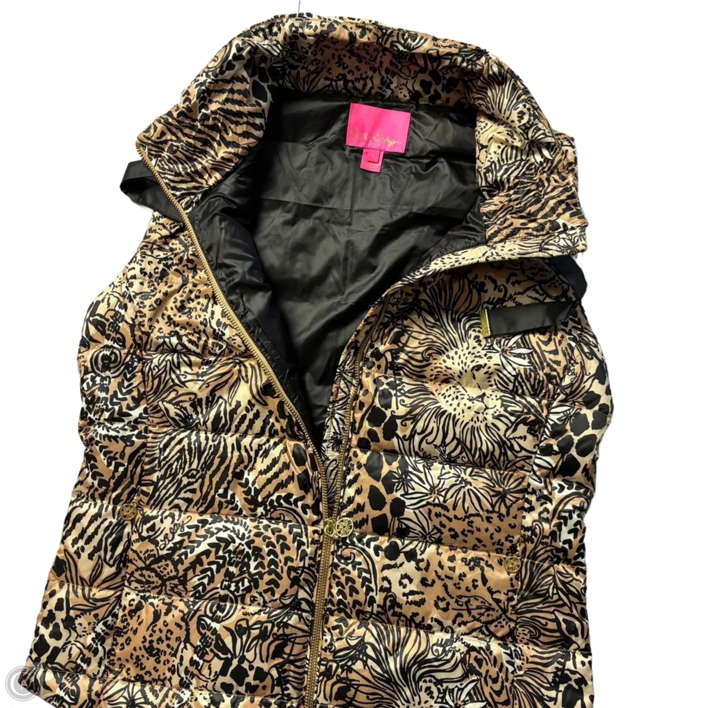 Vest Designer By Lilly Pulitzer In Animal Print, Size: S