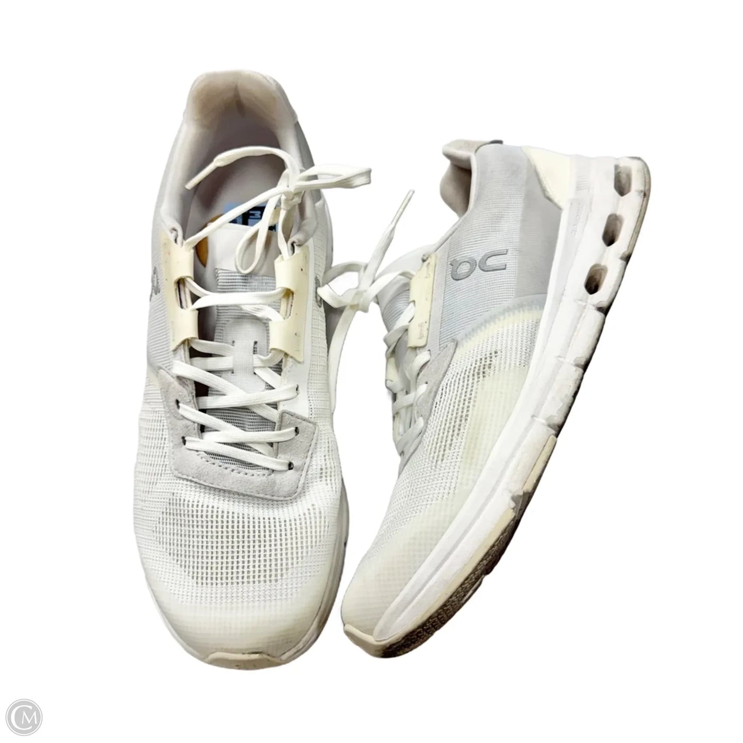 Shoes Athletic By On Cloud In Grey & White, Size: 9