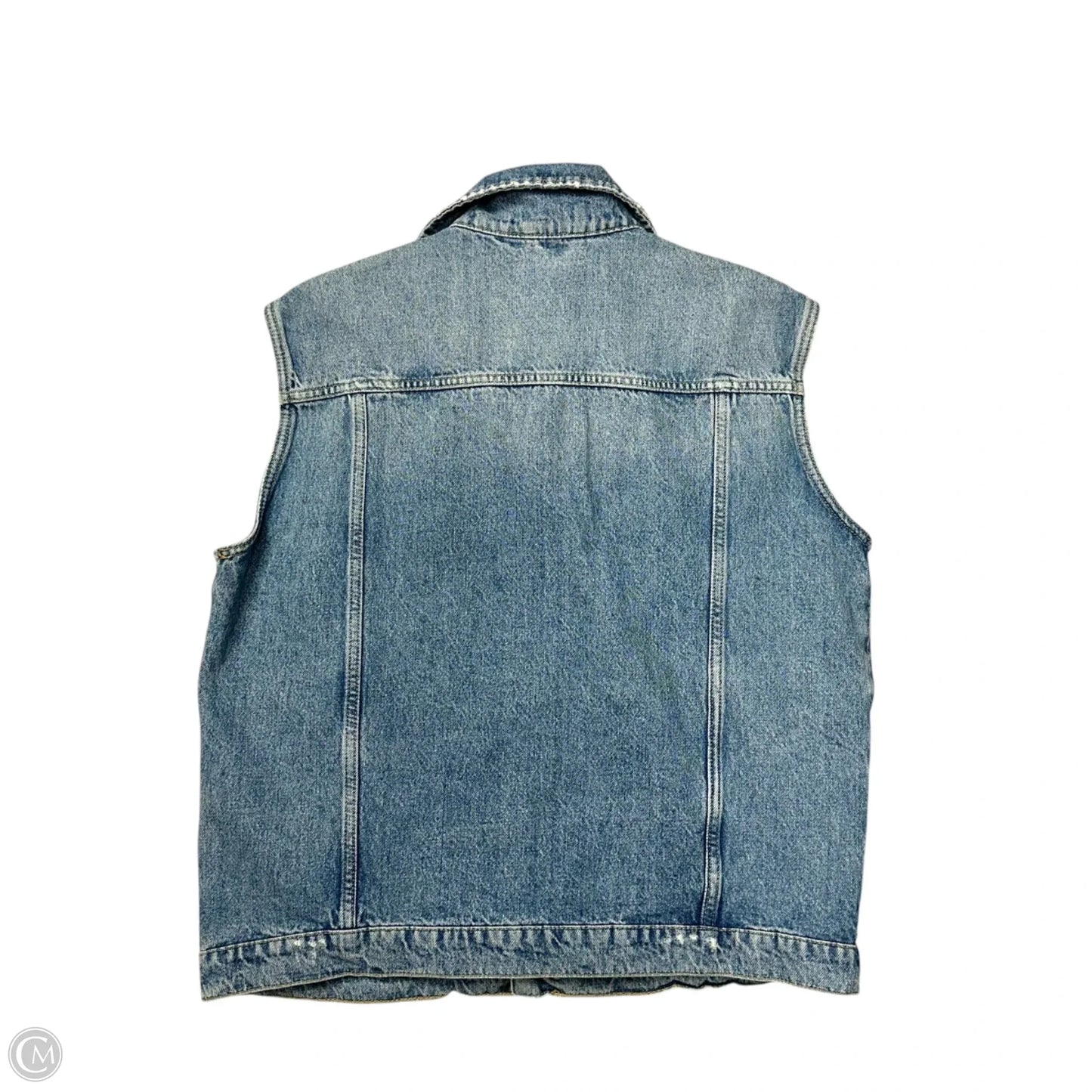 Vest Other By Pilcro In Blue Denim, Size: M