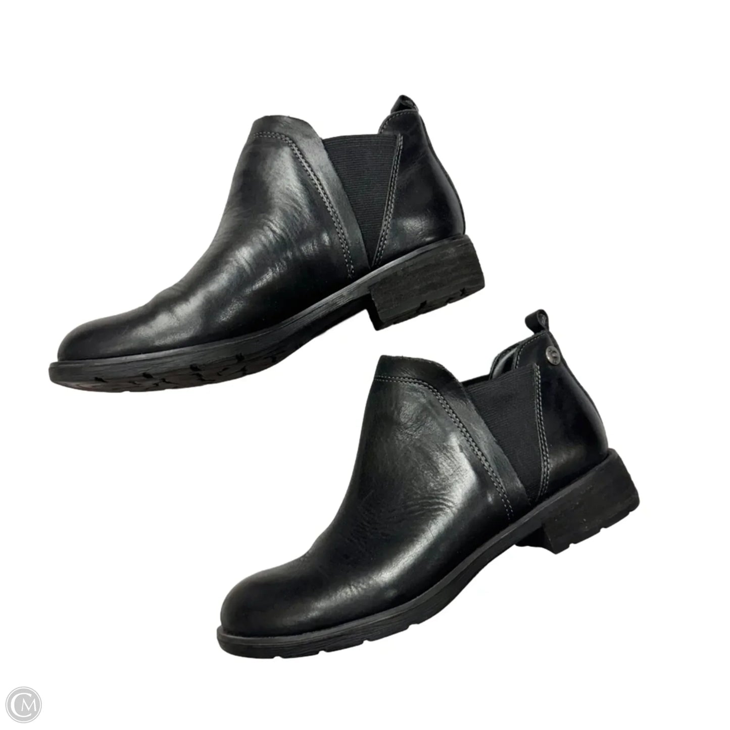 Boots Leather By Sofft In Black, Size: 6