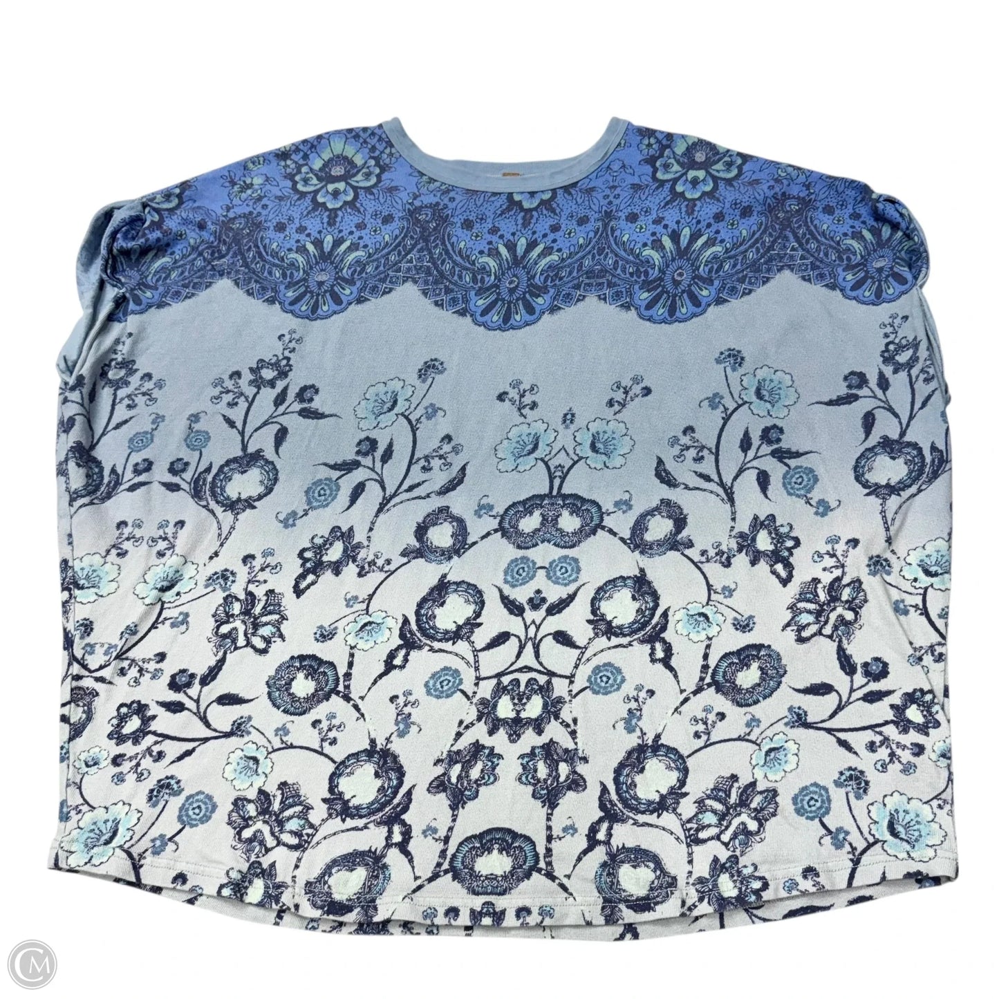 Tunic Short Sleeve By Free People In Floral Print, Size: Xs