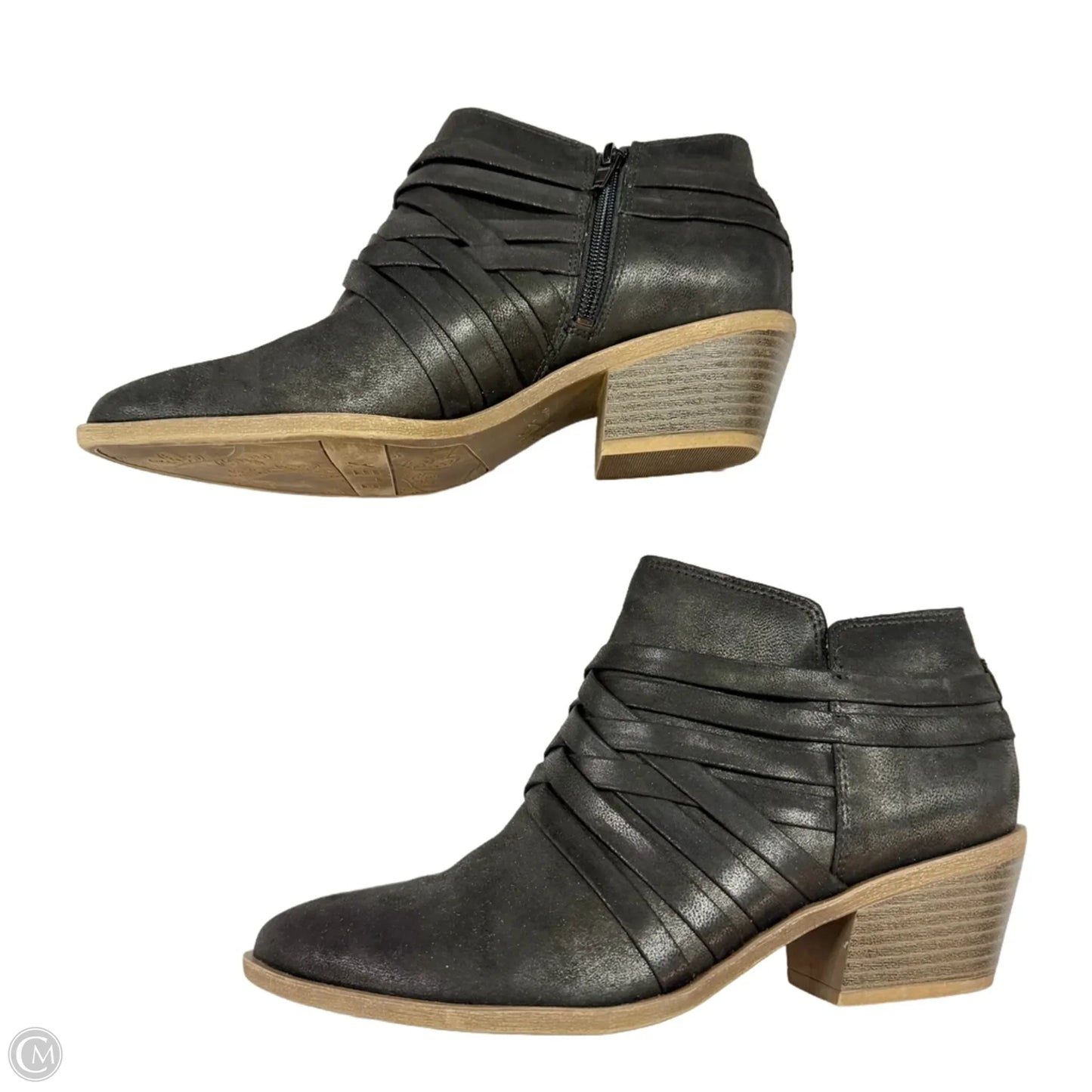 Boots Ankle Flats By Life Stride In Black, Size: 8