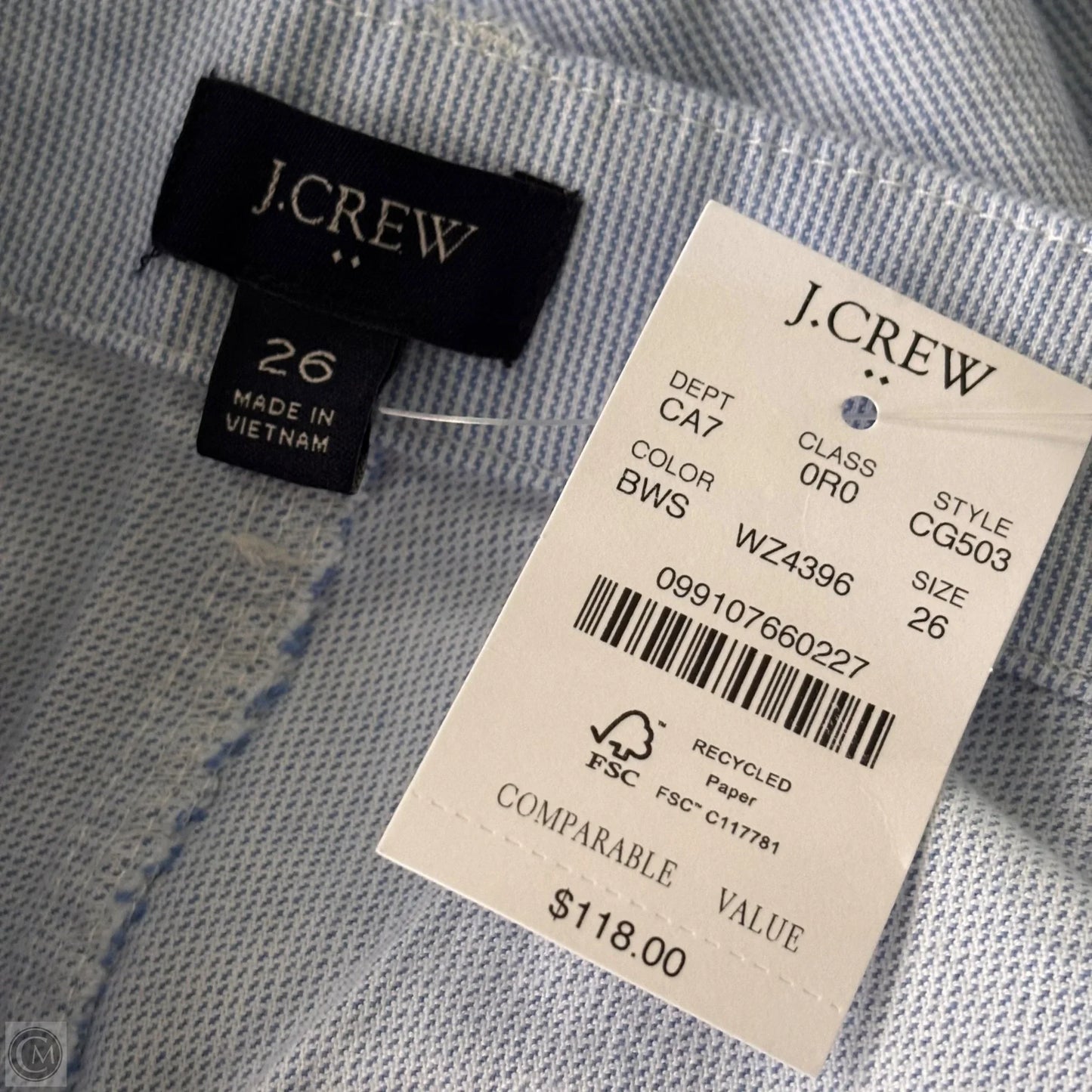 Pants Wide Leg By J. Crew In Blue, Size: 2