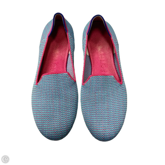 Shoes Flats By Rothys In Blue & Pink, Size: 7