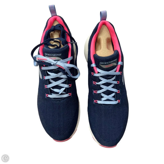 Shoes Athletic By Skechers In Navy, Size: 10