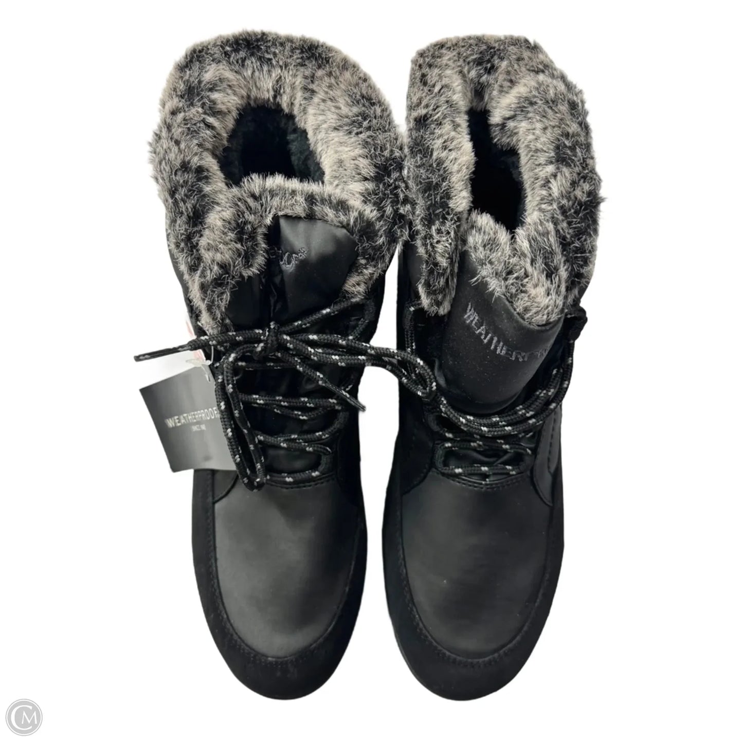 Boots Snow By Weatherproof In Black, Size: 10