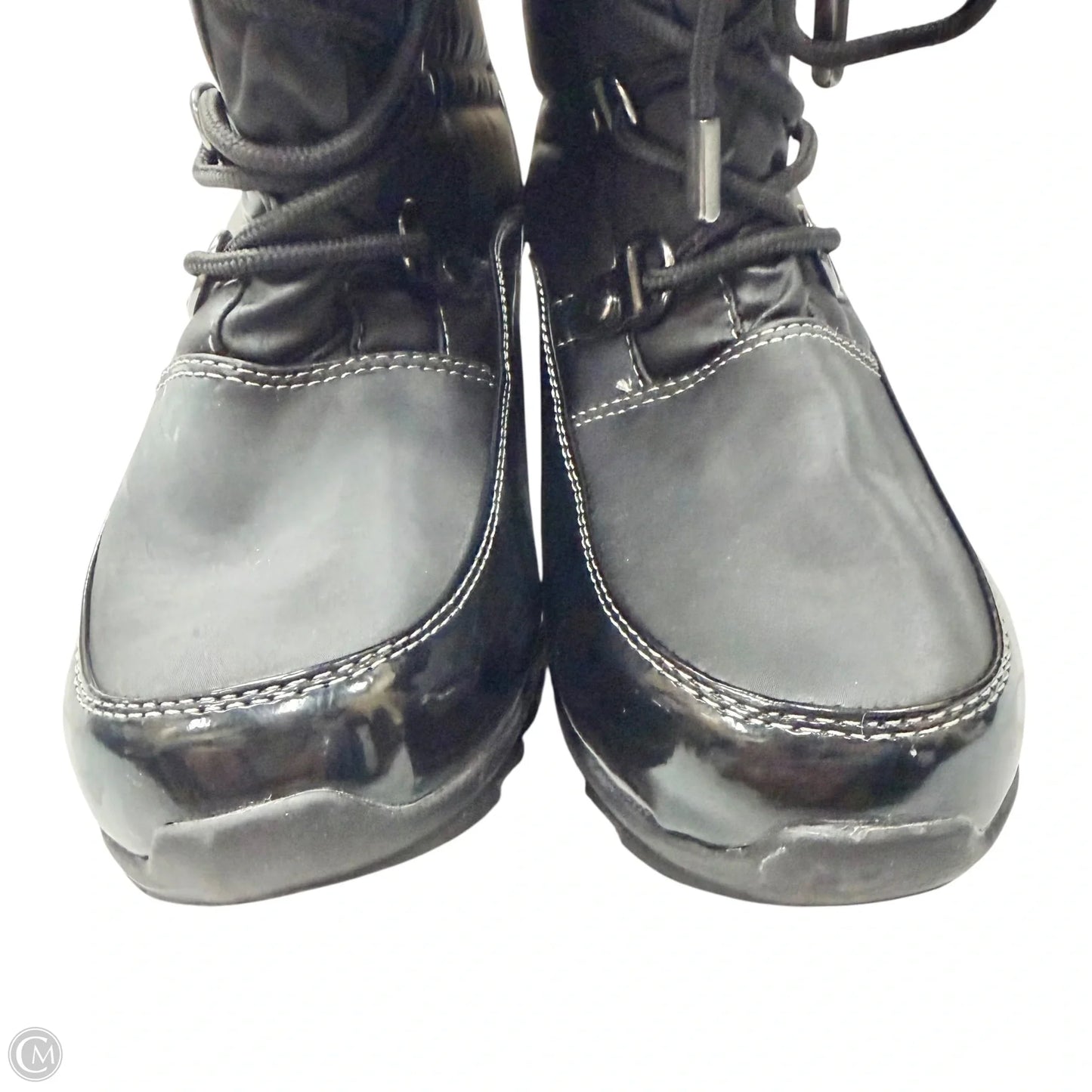 Boots Snow By Weatherproof In Black, Size: 10w